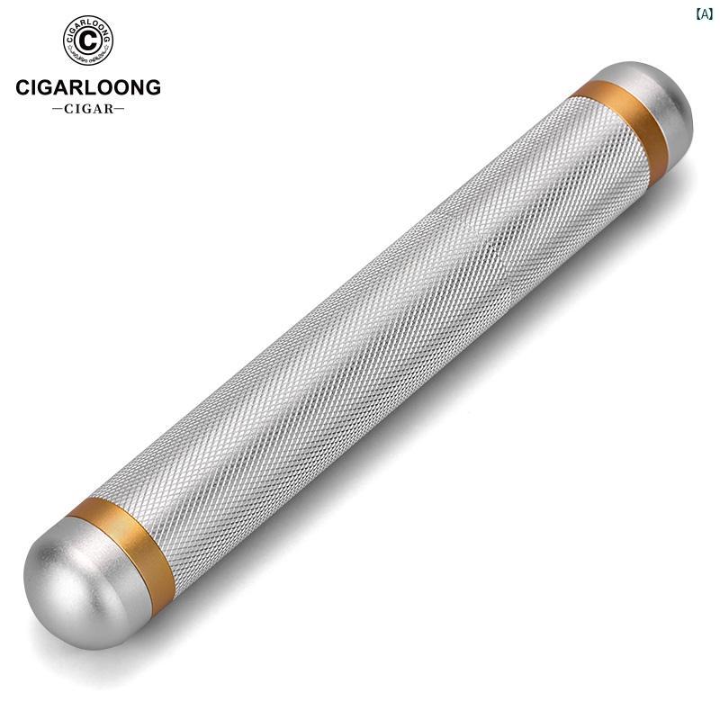 タバコグッズ　タバコ用品　かっこいい　大人 CIGARLOONG シガー チューブ 葉巻 保湿 ポータブル