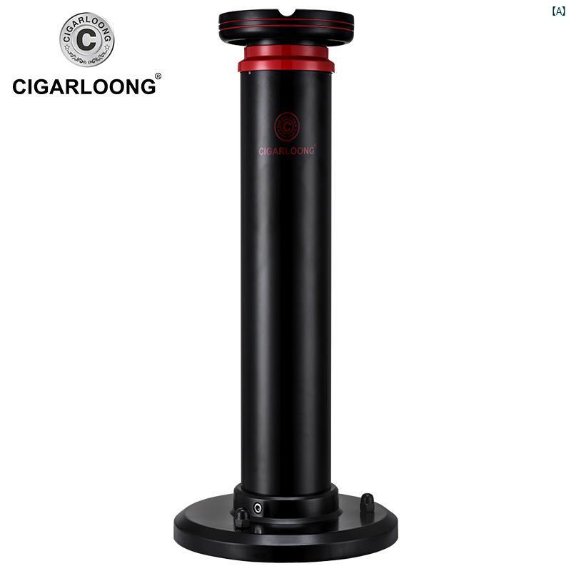 タバコグッズ　タバコ用品　かっこいい　大人 CIGARLOONG シガー 灰皿 ベース 装飾 装飾品大 直径 タバコ トラフ 取り外し 可能 インナー