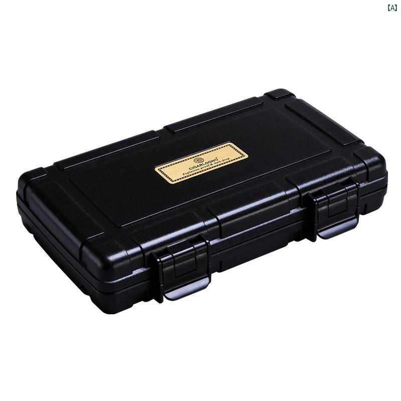 タバコグッズ　タバコ用品　かっこいい　大人 CIGARLOONG シガー ヒュミドール トラベル ポータブル 3 パック キャビネット