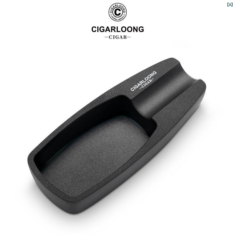 タバコグッズ　タバコ用品　かっこいい　大人 CIGARLOONG シガー 灰皿大 径 フルート ベース 滑り止め 亜鉛 合金 CL 004