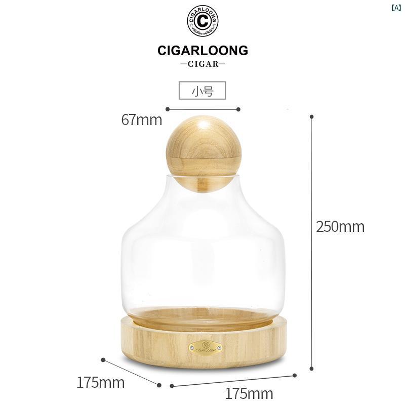 タバコグッズ　タバコ用品　かっこいい　大人 CIGARLOONG シガーラベル 保存 タンク 家庭用 葉巻 ラベル ボトル CLXIO 1