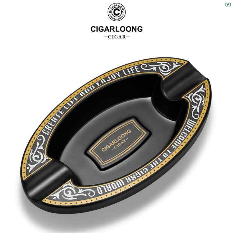 タバコグッズ　タバコ用品　かっこいい　大人 CIGARLOONG 葉巻 灰皿大 直径 煙 トラフ 家庭用 ポータブル CLM 002