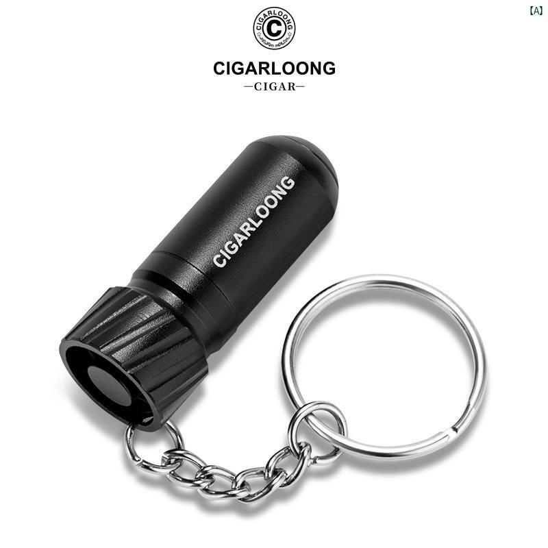 タバコグッズ　タバコ用品　かっこいい　大人 CIGARLOONG ミニ ポータブル シガー ドリル ホルダー 灰 針から 針 詰まり クリア CLEJX 1