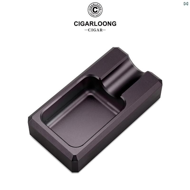タバコグッズ　タバコ用品　かっこいい　大人 Kelong 葉巻 灰皿大 直径 煙 トラフ ホーム リビング ルーム ポータブル 金属 CLGHH 2