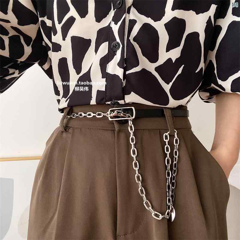 楽天市場】レディースベルト アクセサリー ベルトチェーン