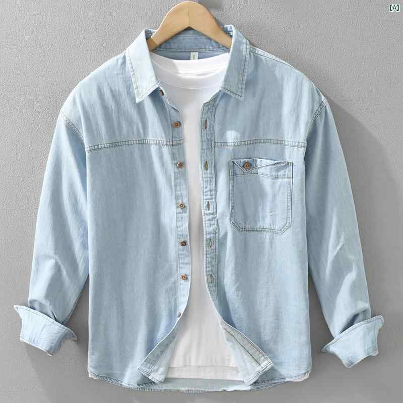 韓国ファッション●デニムシャツ●2色●追跡送料込 stitch short swing top jacket』 ¥13,800+tax free/ブラック