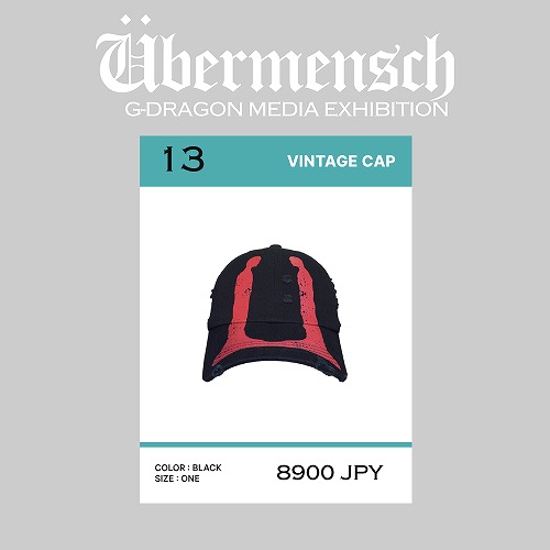 安心・迅速の日本国内発送 VINTAGE CAP ubermensch G-DRAGON ジードラゴン グッズ G-DRAGON公式グッズ bigbang ビッグバン ビックバン GDRAGON 公式グッズ｜KNPOPS 店