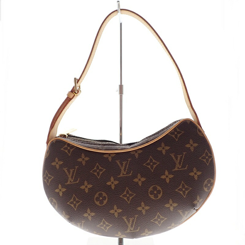 【中古】LOUIS VUITTON ルイヴィトン ポシェットクロワッサン M51510  モノグラム ハンドバック 鞄 ブランド名 レディース USED-AB  m26-1200166925800883