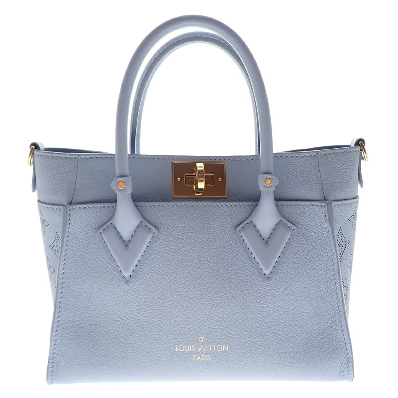 【中古】LOUIS VUITTON ルイヴィトン オンマイサイドPM M59432 モノグラム・マヒナ 2WAY お手て ショルダーバッグ USED-B m26-1200173925800436