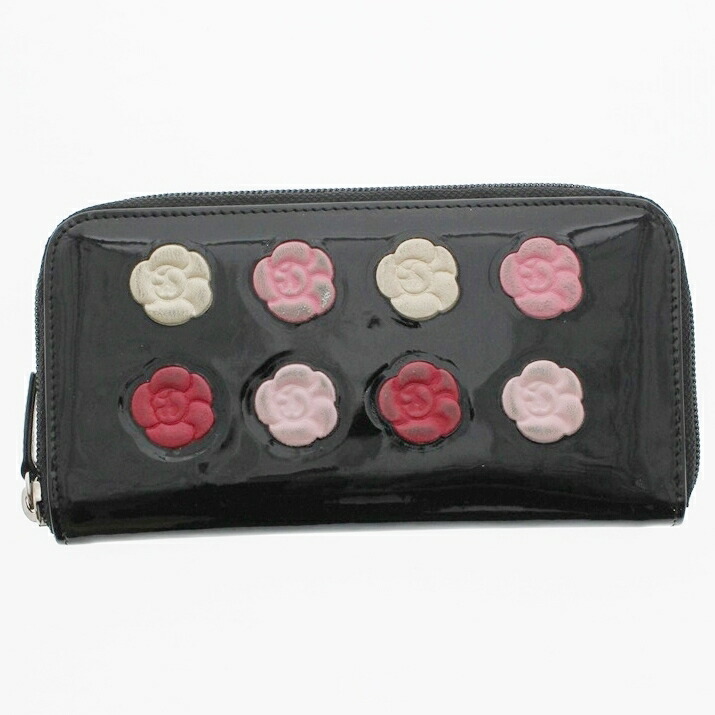 シャネル カメリア 財布 エナメル ココマーク メイクアップパレット 楽天市場】【中古】【財布】CHANEL シャネル カメリア メイク
