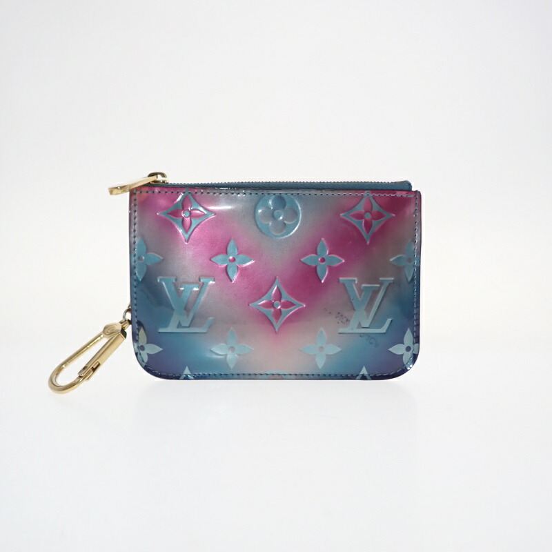 【中古】LOUIS VUITTON ルイ･ヴィトン モノグラムヴェルニ ポシェット・クレ コインケース 足懸かり輪っか 2020年制限事項 M90524 USED‐B m26-1200182925800420
