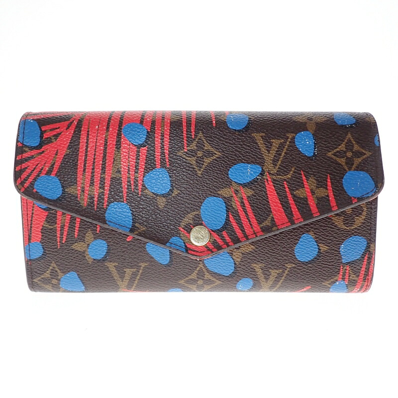 【中古】LOUIS VUITTON ルイ･ヴィトン ポルトフォイユ サラ モノグラムジャングルドット M41381 長紙入れ USED‐B m26-1200180925800003