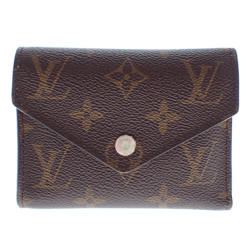 【中古】LOUIS VUITTON ルイ ヴィトン モノグラム ポルトフォイユ ヴィクトリーヌ M62360 三つ折り財布 USED‐B m26-1200174925800257|質屋かんてい局前橋店