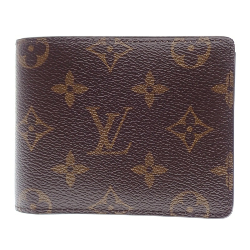 【中古】LOUIS VUITTON ルイ ヴィトン モノグラム ポルトフォイユ ミュルティプル M60895 ※イニシャル入 札入れ USED‐AB m26-1200174925800258｜質屋かんてい局前橋店