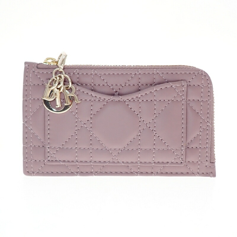 【中古】Christian Dior ディオール レディディオール なめし革 コインケース USED-A  m26-1200294925800425