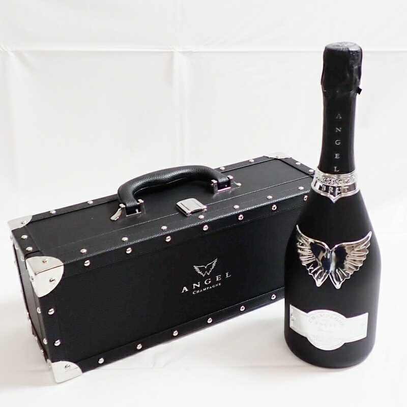 新品未使用 エンジェル シャンパン ブラック レザー Amazon.co.jp: ANGEL CHAMPAGNE NV Brut Black 5th Anniversary in