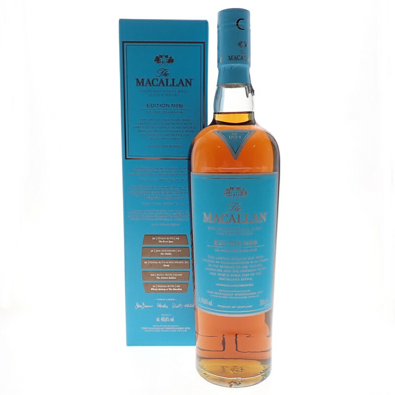 【中古・未開栓】MACALLAN EDITION No.6 マッカラン ハイランドシングルモルト スコッチウイスキー 700ml 洋酒 m26-1200577925801157｜質屋かんてい局前橋店