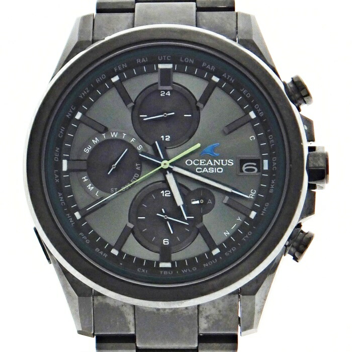 楽天市場】CASIO/カシオ オシアナス ソーラー電波 メンズ OCW-T400TG