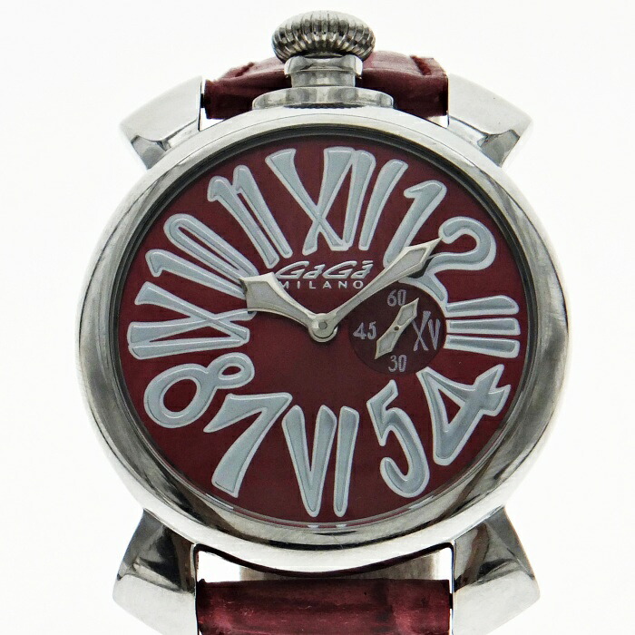 【中古】GaGa MILANO ガガミラノ マヌアーレスリム46mm 5084 クオーツ メンズ 腕時計 USED-B m26-1200296925801075|質屋かんてい局前橋店