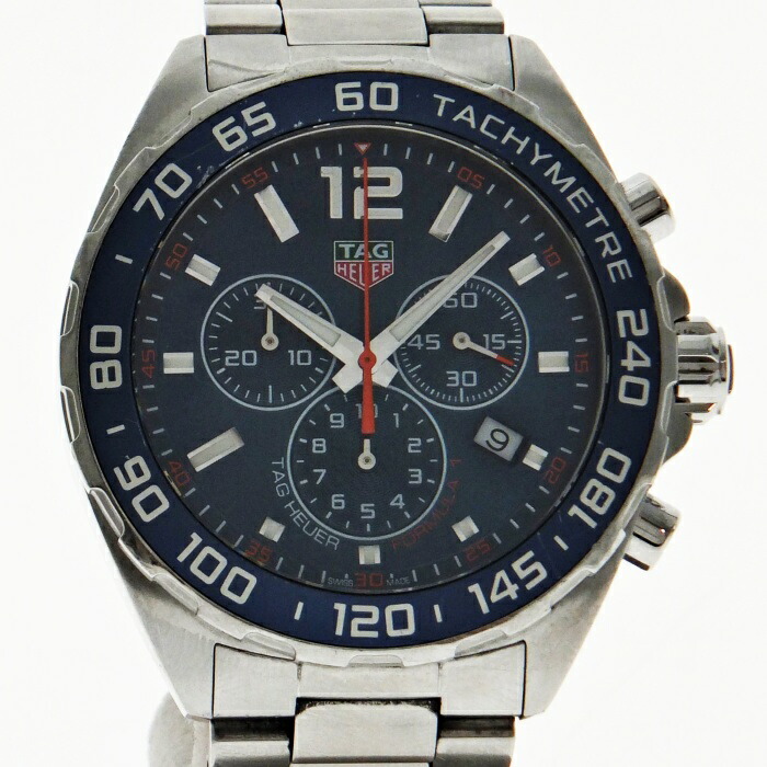 【中古】TAG HEUER タグホイヤー 数式1 CAZ1014 クロノグラフ デイト 石英 青文字記号盤 メンズ ウオッチ  USED-B m26-1200301925800062