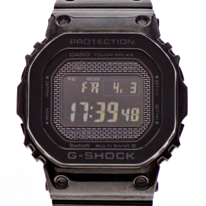 【中古】CASIO カシオ　G-SHOCK GMW-B5000GD-1JF USED-AB　メンズ 電波ソーラー フルメタル タフソーラー 黒文字盤　腕時計　m25-1200296925801261【かんてい局前橋店】