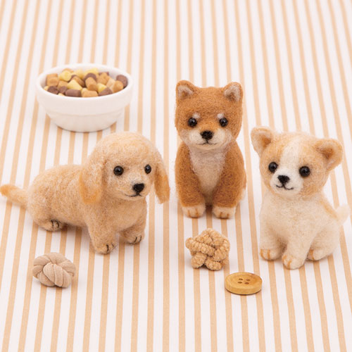 楽天市場】ハマナカ 羊毛フェルトキット チワワ（ロングコート