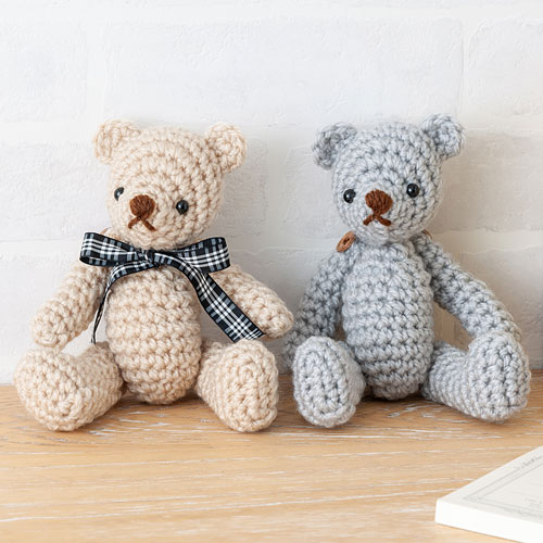 楽天市場 わた ボタン 目玉パーツ入り ハマナカ ボニー ひと玉ベア あみぐるみ 着分セット けいとのコーダ