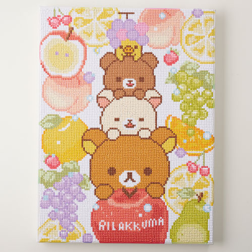 楽天市場】ダイヤモンドフィックス キット リラックマ フルーツでまく