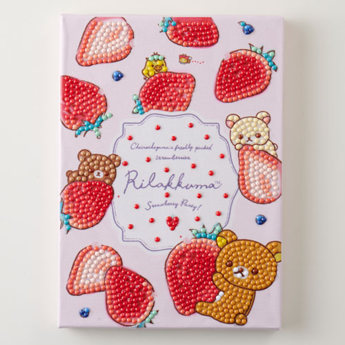 DIAMOND FIX Diamond Fix)Rilakkuma Strawberry Party Diamond Art Kit