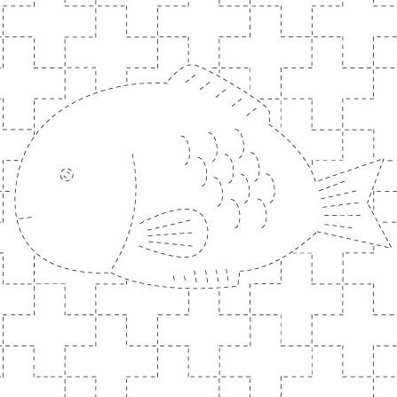 楽天市場 ダルマ 横田 刺し子ふきん 模様刺し 伝統柄 イラスト 鯛と十字つなぎ 白 糸別売り けいとのコーダ