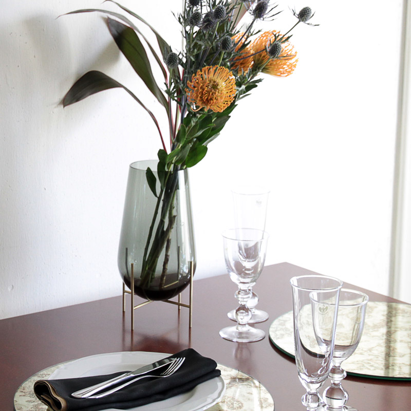 未使用　MENU イシャスベースS スモーク MENU Échasse Vase(イシャスベース) L スモーク 通販