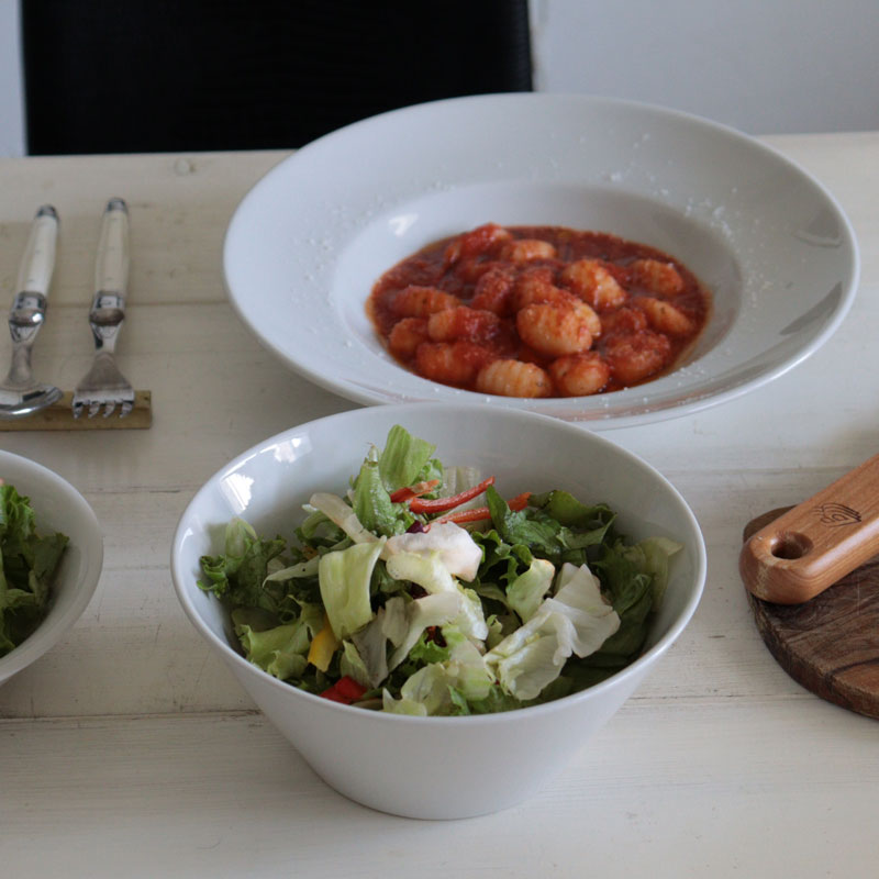 サタルニア ローマブルーライン デザートプレート 20cm 6枚セット未