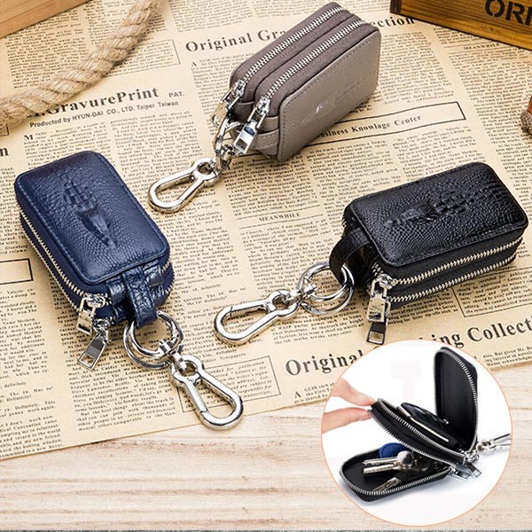 楽天市場】スマートキーケース 小銭入れ付き ダブルファスナータイプ