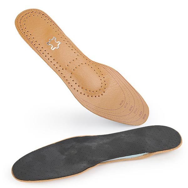 送料無料インソール 靴中敷 牛革 本革 クッション 衝撃吸収 アーチサポート 5年保証