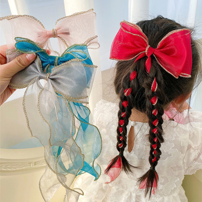 黒のリボンヘアアクセサリー ヘアアクセサリー 3点 リボン他 黒色 - メルカリ