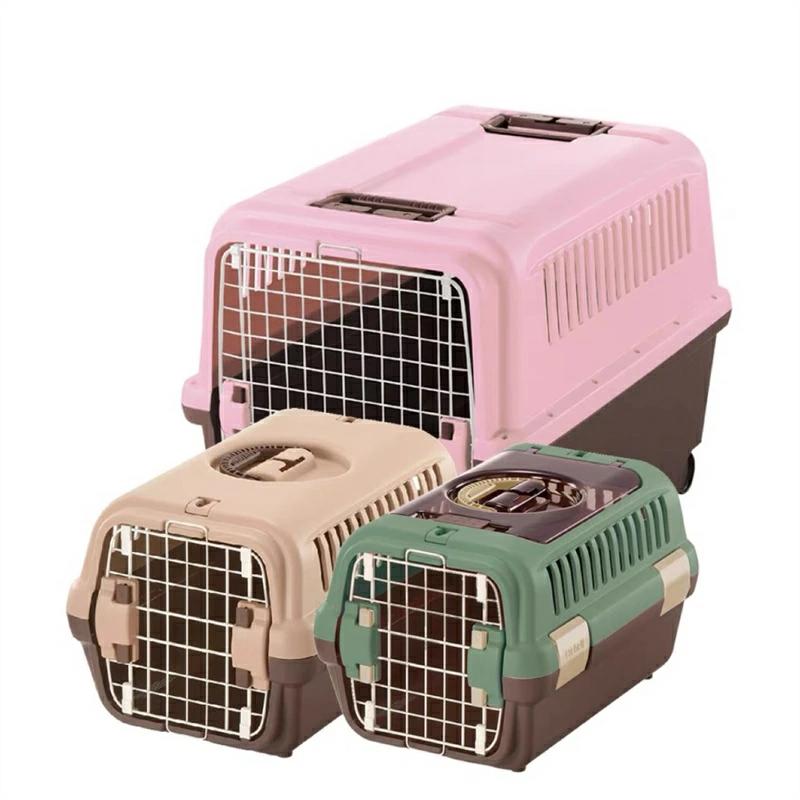 リッチェル キャンピングキャリー ダブルドア S サイズ ダークブラウン 超小型犬猫用