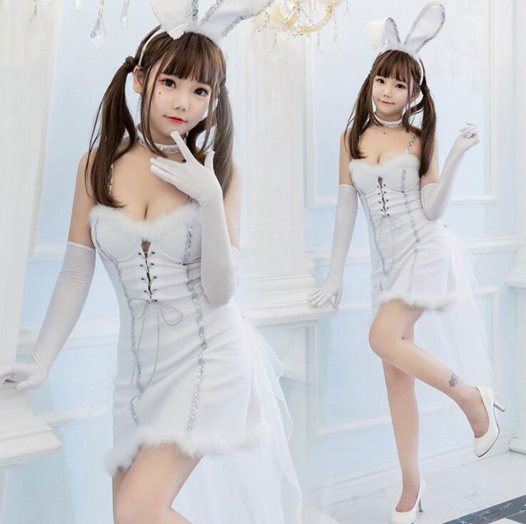 楽天市場】コスプレ 仮装 コスプレ バニーガール Malymoon ホワイト
