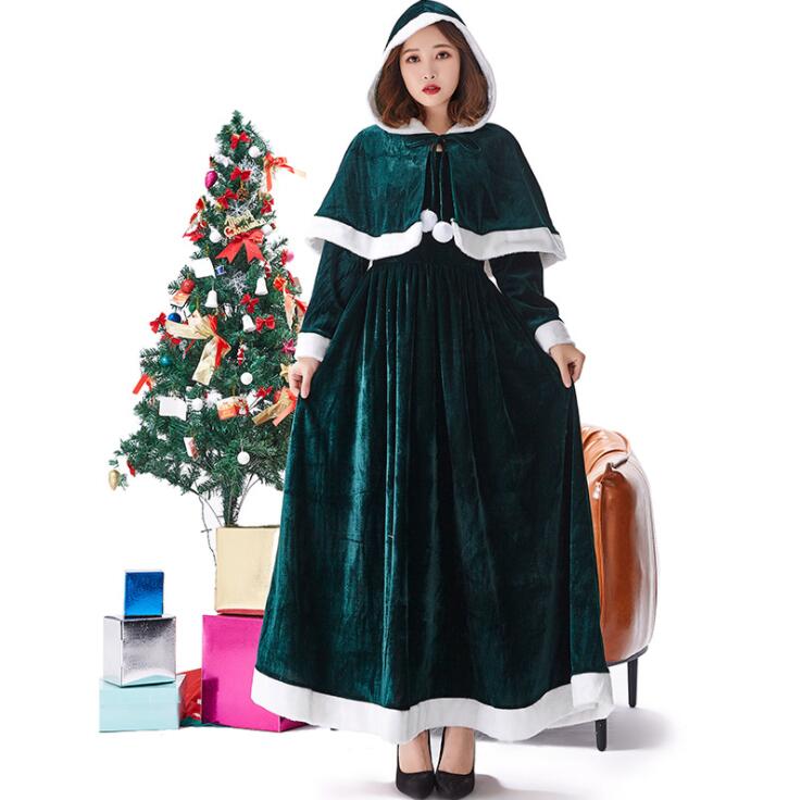 レディースサンタクロース 大人コスチューム クリスマスパーティー クリスマス衣装 サンタさんコスプレ ステージ衣装 ダークグリーン フード付き マキシ丈 レッド ロング丈ワンピース ワンピース マント 仮装 余興 変装 女装 学園祭 忘年会 新年会 舞台劇 舞台衣装 70 レディースサンタクロース 大人コスチューム クリスマスパーティー クリスマス衣装 サンタさんコスプレ ステージ衣装 ダークグリーン フード付き マキシ丈 レッド ロング丈ワンピース ワンピース マント 仮装 余興 変装 女装 学園祭 忘年会 新年会 舞台劇 舞台衣装 70