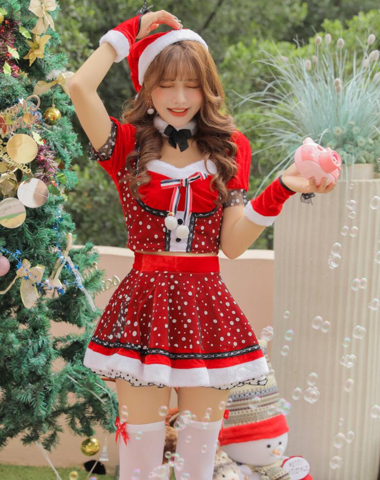 格安販売の ❤️M❤️クリスマス サンタ パーティー Aライン 細見え