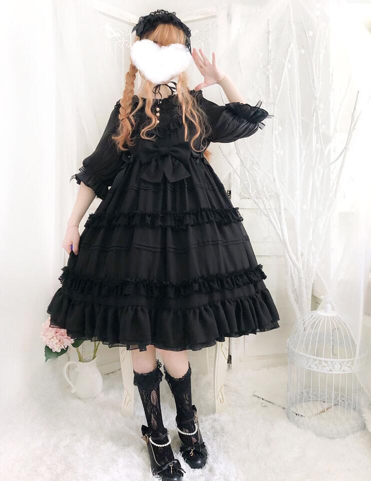 半袖ロリータワンピース 可愛いワンピース 甘ロリータ 甘ロリ レースワンピース プリンスドレス Lolita ロリータ服 リボン フリル 可愛いコスチューム ゴスロリ コスプレ衣装 文化祭 学園祭 かわいい 萌え 美少女ウェア イベント ロリータファション 2色 Rvcconst Com