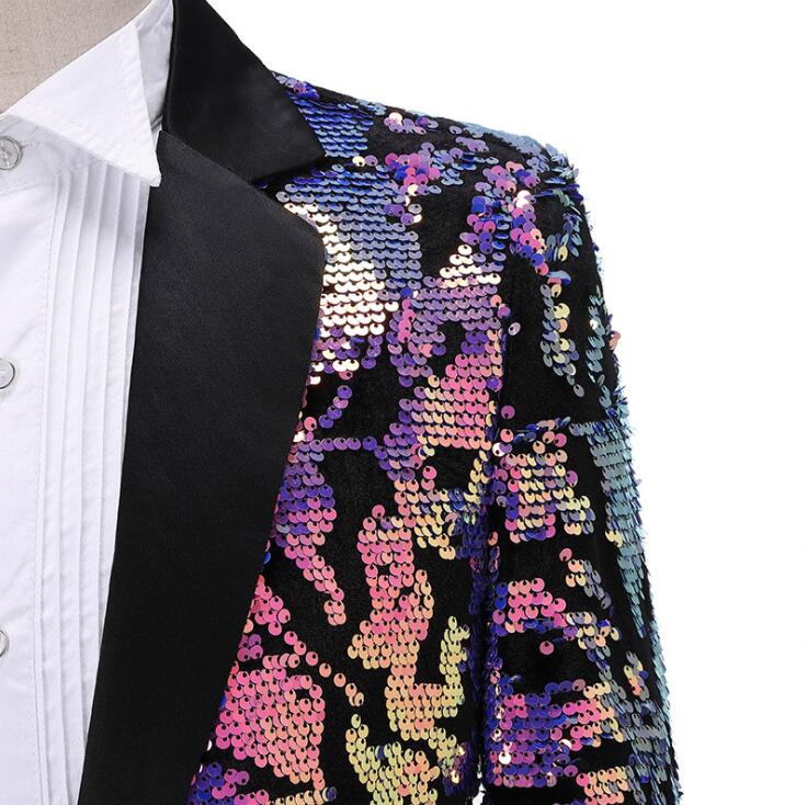 スパンコールジャケットメンズスーツジャケット礼服フォーマル舞台衣装舞台スーツメンズタキシードスーツジャケットテーラードジャケット花柄ステージ衣装舞台衣装コント舞台劇漫才余興司会者忘年会指揮者パーティークラブホスト4色蝶ネクタイ付き