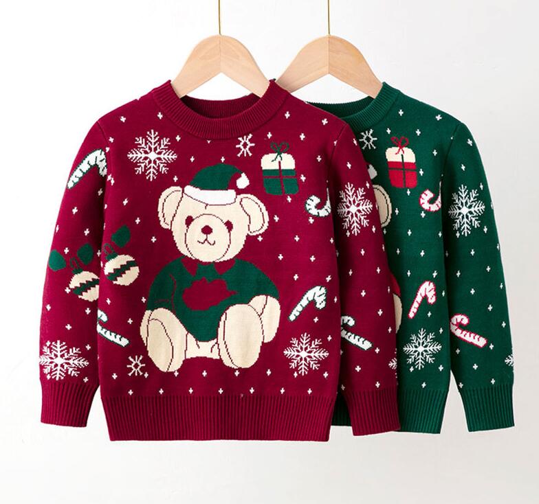 楽天市場】送料無料 クリスマスセーター 子供服 セーター くま