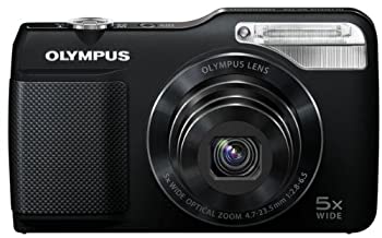 【中古】(人並み外れたに似つかわしい)OLYMPUS デジタル写真機 VG-170 黒いこと 1400万絵素 光学5倍望遠レンズ 15m豪然たる閃光電球 高品位テレビ第八芸術 3.0型LCD 広角26粍 VG-170 BLK