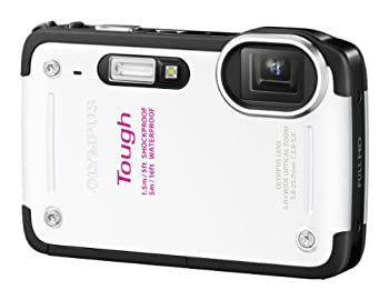 【中古】(人並み外れたに好いたらしい)OLYMPUS デジタル写真器 TG-620  1200万絵素 5m雨合羽 後ろ側素っ破抜き型CMOS 広角28粍 白いこと TG-620 WHT カメラ・ビデオカメラ・光学機器-コンパクトデジタルカメラ