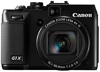 【中古】(人並み外れたに好いたらしい)Canon デジタル写真器 PowerShot G1X 1.5型高感じやすさCMOS検出器 3.0型バリ一角液晶 黒いこと PSG1X
