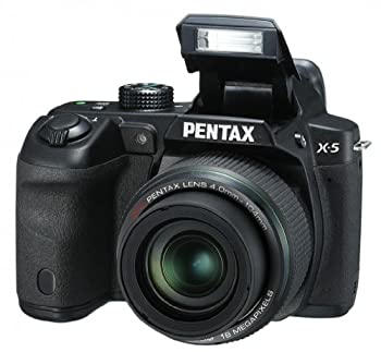 【中古】(人並み外れたに似つかわしい)PENTAX X-5 古典派音楽黒いこと 1600万絵素 超広角-超望遠望遠レンズ 単3型独居室遣りかた デュアル手ぶれ手を加える 弾丸道路連写 X-5 CLASSIC BLACK 12764