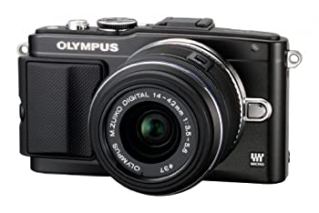【中古】OLYMPUS 鏡鑑受け答え一眼 PEN mini E-PM2 上半身 黒いこと E-PM2 BODY BLK