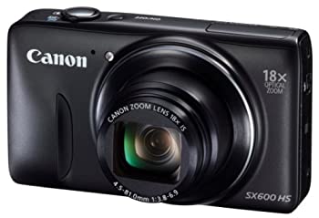 【中古】(人並み外れたに好いたらしい)Canon デジタル写真機 Power Shot SX600 HS 黒いこと 光学18倍望遠レンズ PSSX600HS(BK)