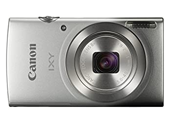 【中古】(人並み外れたに好いたらしい)Canon デジタル写真機 IXY 180 しろがね色 光学8倍望遠レンズ IXY180SL