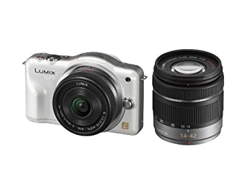 【中古】パナソニック ミラーレス一眼カメラ LUMIX GF3 ダブルズームキット シェルホワイト DMC-GF3W-W|お取り寄せ本舗 KOBACO